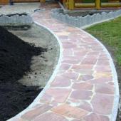 Terrassen & Gartenbereich: Quarzit-Polygonal-Bodenplatten