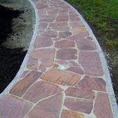 Terrassen & Gartenbereich: Quarzit-Polygonal-Bodenplatten